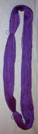 purple tussah silk 2-ply