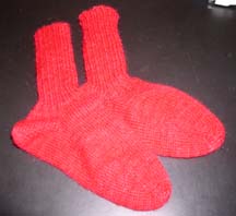 Mom's Red Socks