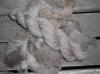silver wool and sample skein
